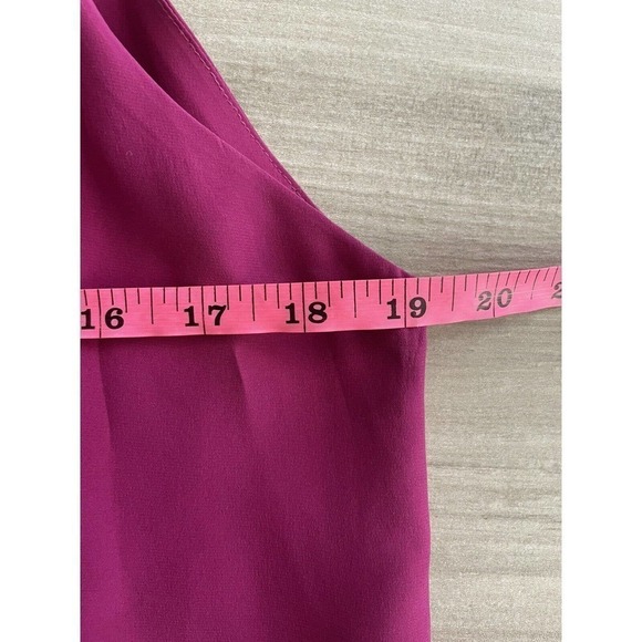 Parker Color Block Dress, 100% Silk, Size Large, Pink Black - Picture 6 of 7